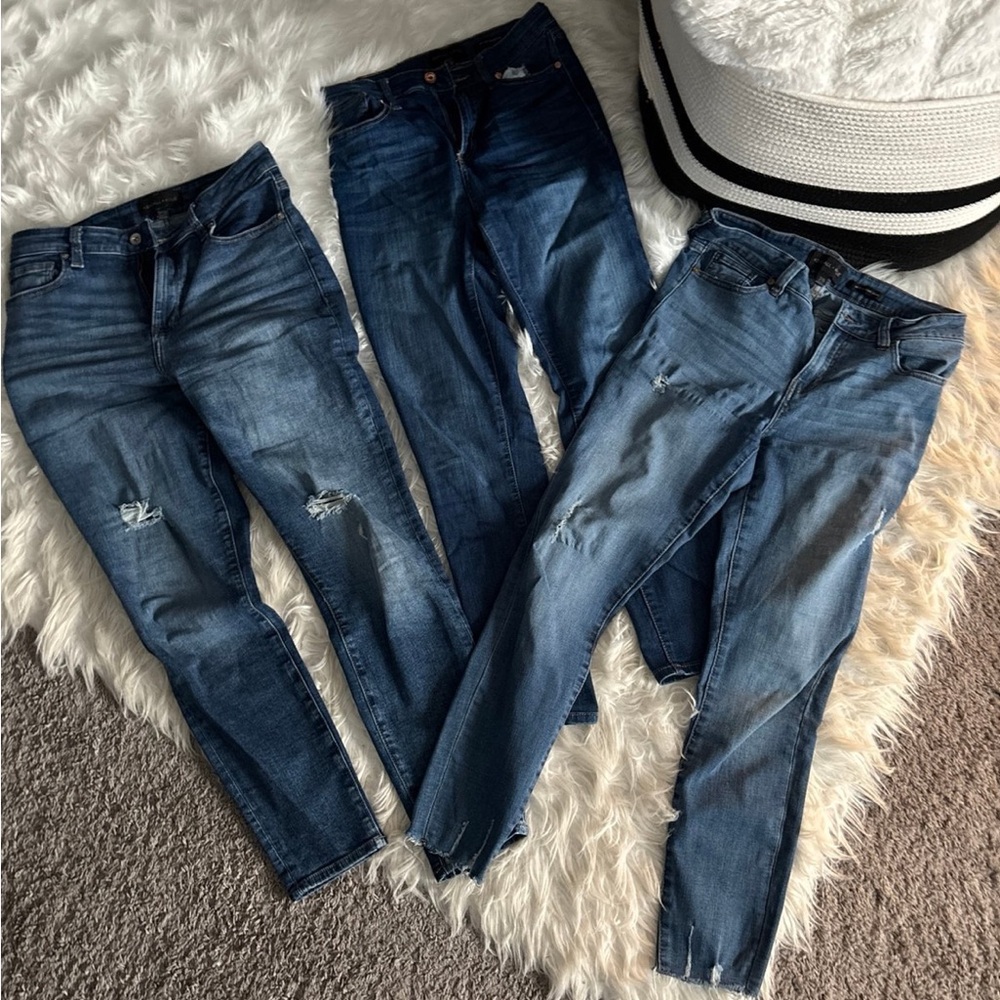 3 pair Kendall and Kylie jeans